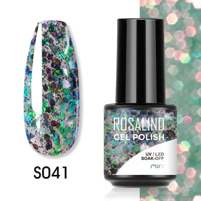 Pure Color Light Therapy Nail Gel - 48 Colors, Nude Broken Diamond Flash, Convenient Gel Polish