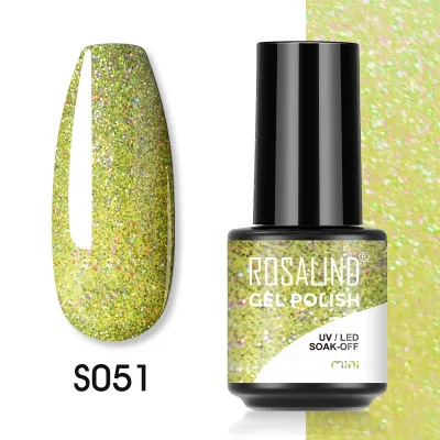Pure Color Light Therapy Nail Gel - 48 Colors, Nude Broken Diamond Flash, Convenient Gel Polish
