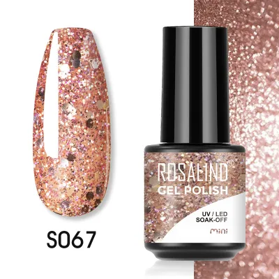 Pure Color Light Therapy Nail Gel - 48 Colors, Nude Broken Diamond Flash, Convenient Gel Polish