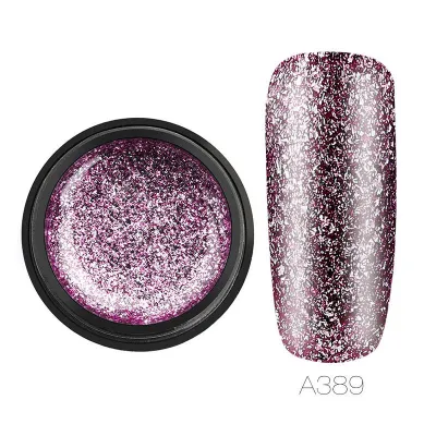 Fashion Sequin UV Nail Polish 24 Colors Glitter Nude Manicure Set