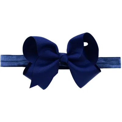 Plaid Bowknot Headband for Girls - Kids Fashion Solid Color Nylon Hair Accessory