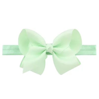 Plaid Bowknot Headband for Girls - Kids Fashion Solid Color Nylon Hair Accessory
