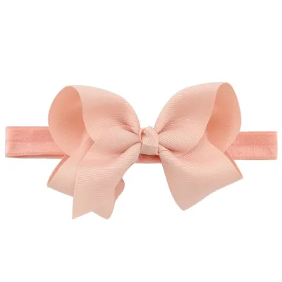 Plaid Bowknot Headband for Girls - Kids Fashion Solid Color Nylon Hair Accessory