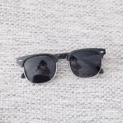 Children Kids Baby Fashion Girls Boys Round Metal Frame Sunglasses