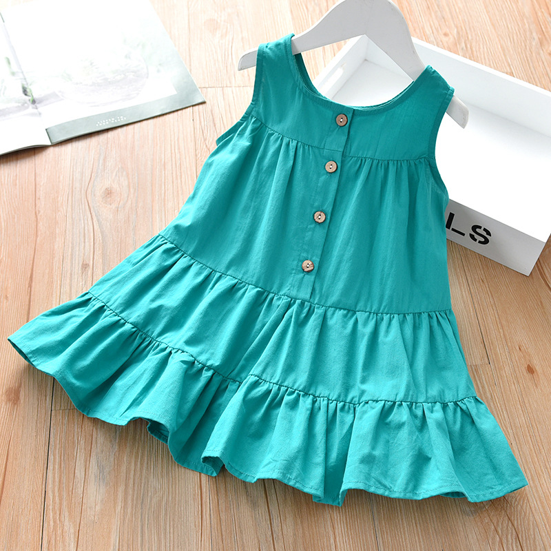 Stylish Sleeveless Cotton Princess Dress For Girls Summer Collection Sizes  2 12 Years Toddler & Girl Fashion Q0716 From Sihuai04, $9.03 | DHgate.Com