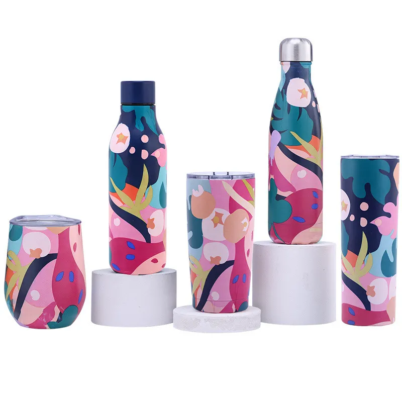 Coke Bottle Double-Layer 304 Stainless Steel Outdoor Sports Insulated Water Bottle Cup