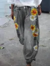 Black Sunflower Print