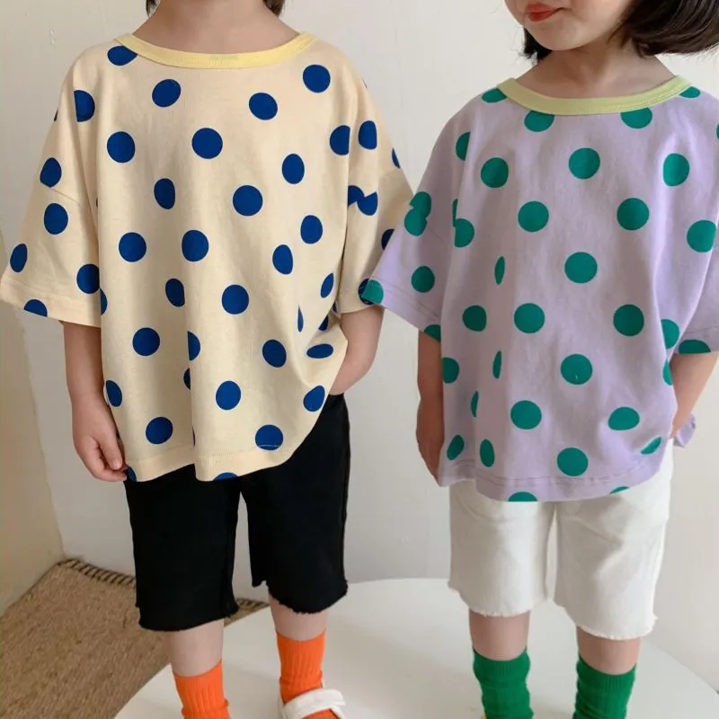 kids polka dot shirt