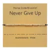 Gold Never Give Up With Card