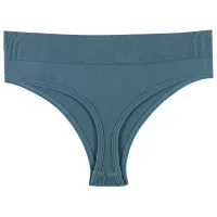 Wholesale Women'S Solid Color Mid Waist Sexy Invisible Panties