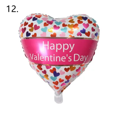 50pcs 18 Inch Heart Aluminum Film Balloon Wedding Decorations Balloon