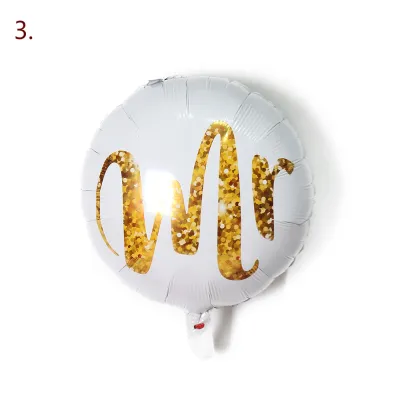 50pcs 18 Inch Heart Aluminum Film Balloon Wedding Decorations Balloon