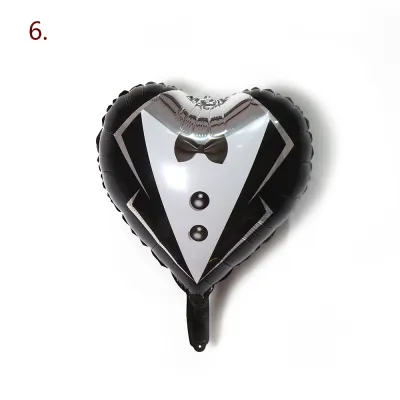 50pcs 18 Inch Heart Aluminum Film Balloon Wedding Decorations Balloon