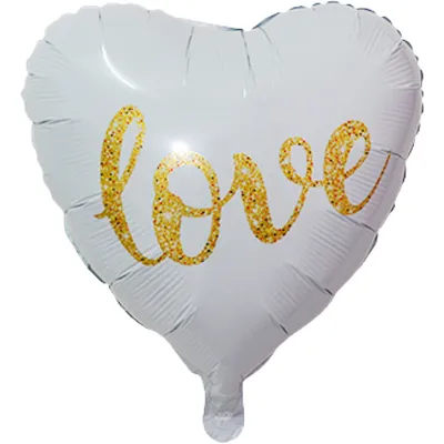 Wedding I Love You Heart Balloon Wedding Decorations 50pcs