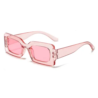 Men's Women's Fashion Casual Retro Square Frame Sunglasses