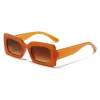 Orange Red Frame Gradient Tea Chips
