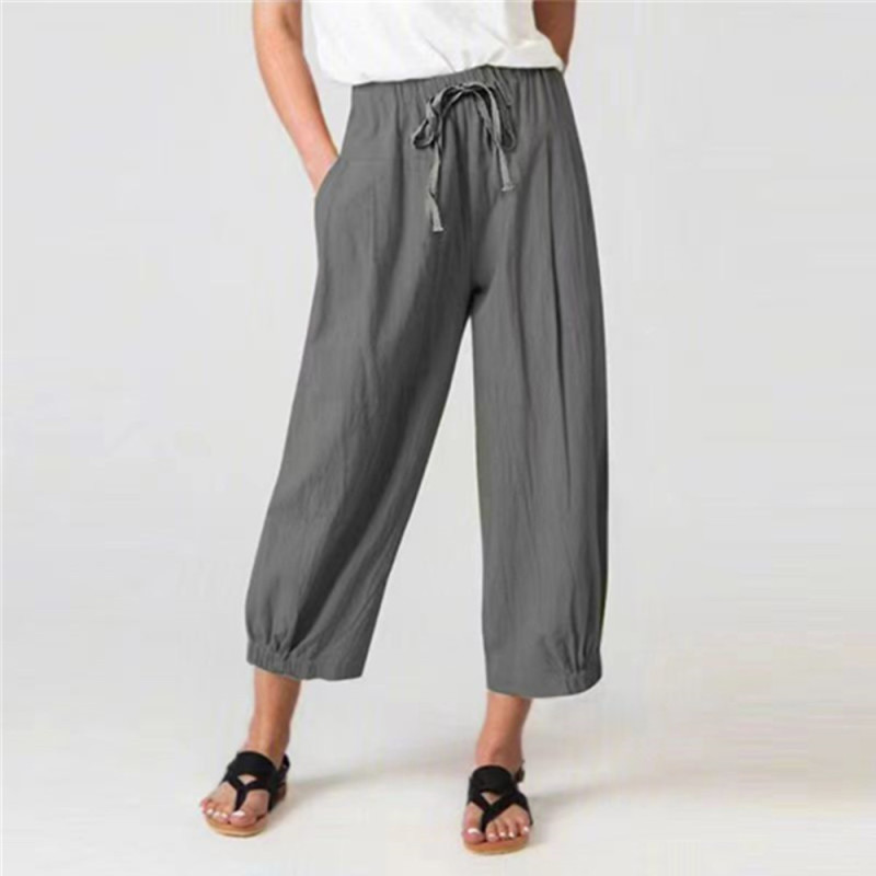 Wholesale Women'S Fashion Casual Cotton Linen Loose