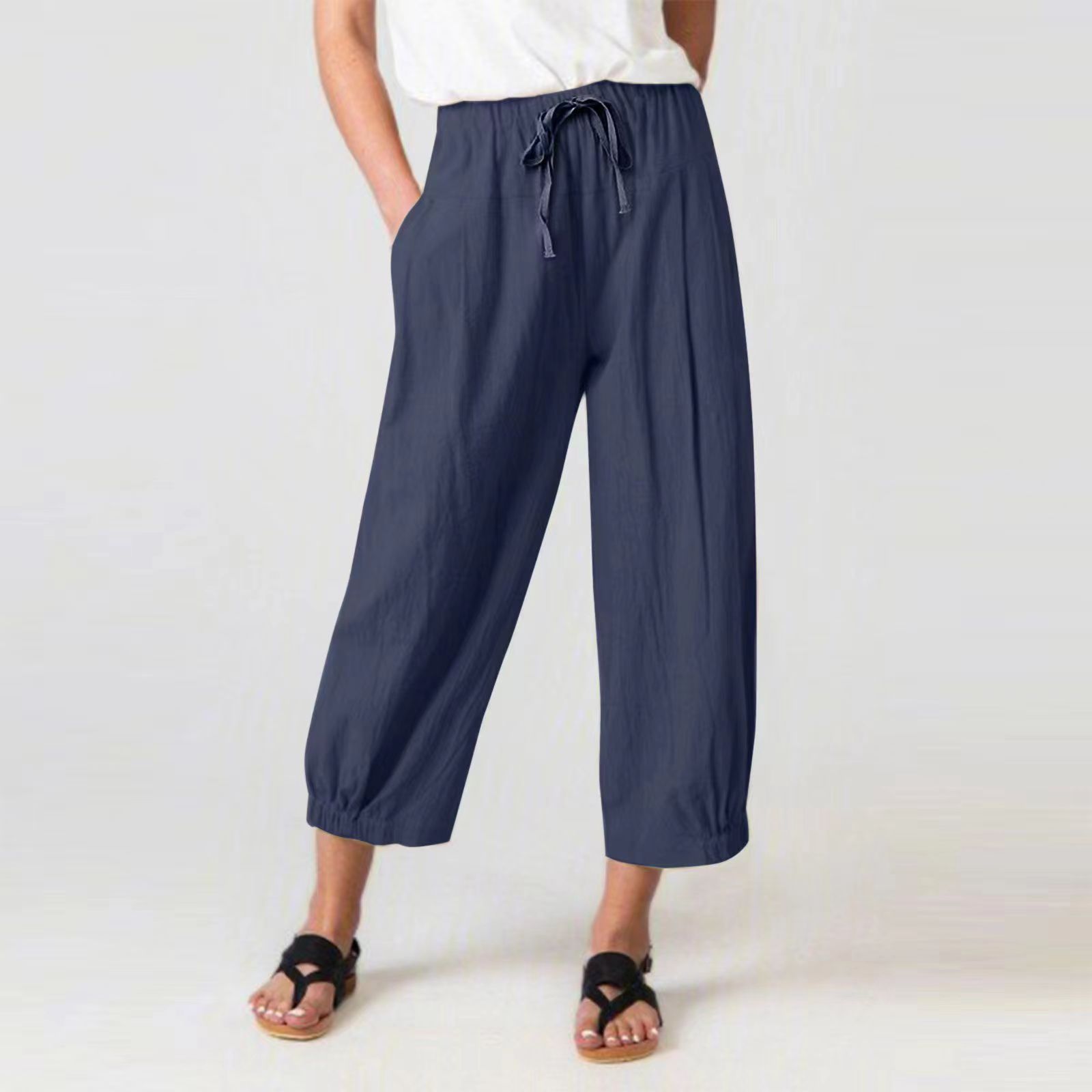 Cropped Pants size 38 (新品タグ付未使用品) Amazon.com: midelxp Cropped Work Pants Women Summer Comfy