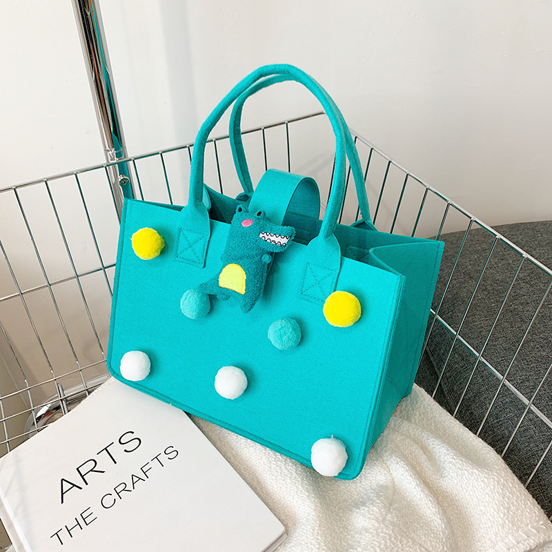 Wholesale Children Kids Baby Fashion Girls Cartoon Felt Handbag