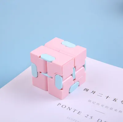Children Kids Baby Fashion Magic Square Stress Relief Educational Toy Cube 4x4x4cm Plastic