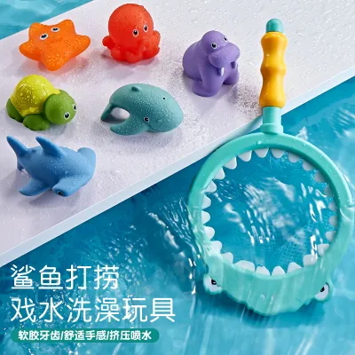 Children Kids Baby Animal Shark Lion Bathing Floating Play Water Toy