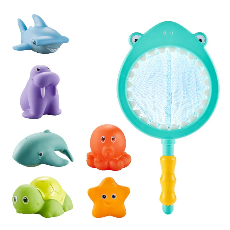 Children Kids Baby Animal Shark Lion Bathing Floating Play Water Toy