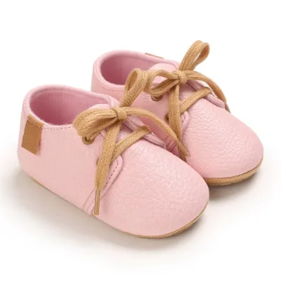 Toddlers Newborn Baby Fashion Girls Boys Soft Sole Casual Shoes Unisex Solid Color Artificial PU