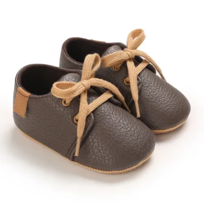 Toddlers Newborn Baby Fashion Girls Boys Soft Sole Casual Shoes Unisex Solid Color Artificial PU