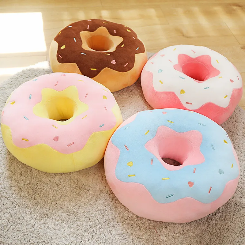 Children Kids Baby Fashion Cartoon Donut Plushie Doll Stuffed Toy Pillow Gift