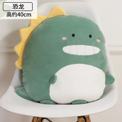 Kids Baby Fashion Cartoon Animal Plushie Doll Stuffed Toy Pillow with Super Soft Short Plush PP Cotton