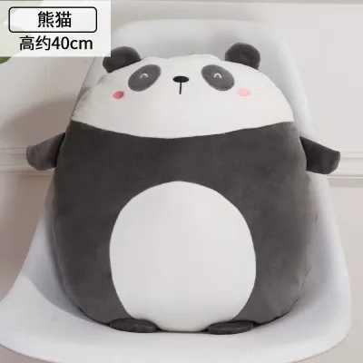 Kids Baby Fashion Cartoon Animal Plushie Doll Stuffed Toy Pillow with Super Soft Short Plush PP Cotton