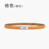 Silver Buckle- Orange