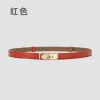 Gold Buckle- Red