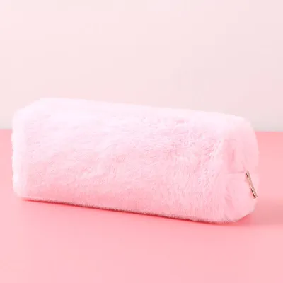 Creative Plush Octagonal Pencil Case, Velvet Pencil Pouch