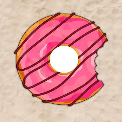 Fashion Irregular Donut Beach Towel For Women