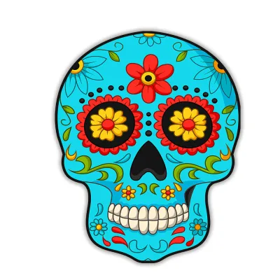 Trendy Skull Shaped Microfiber Beach Towel
