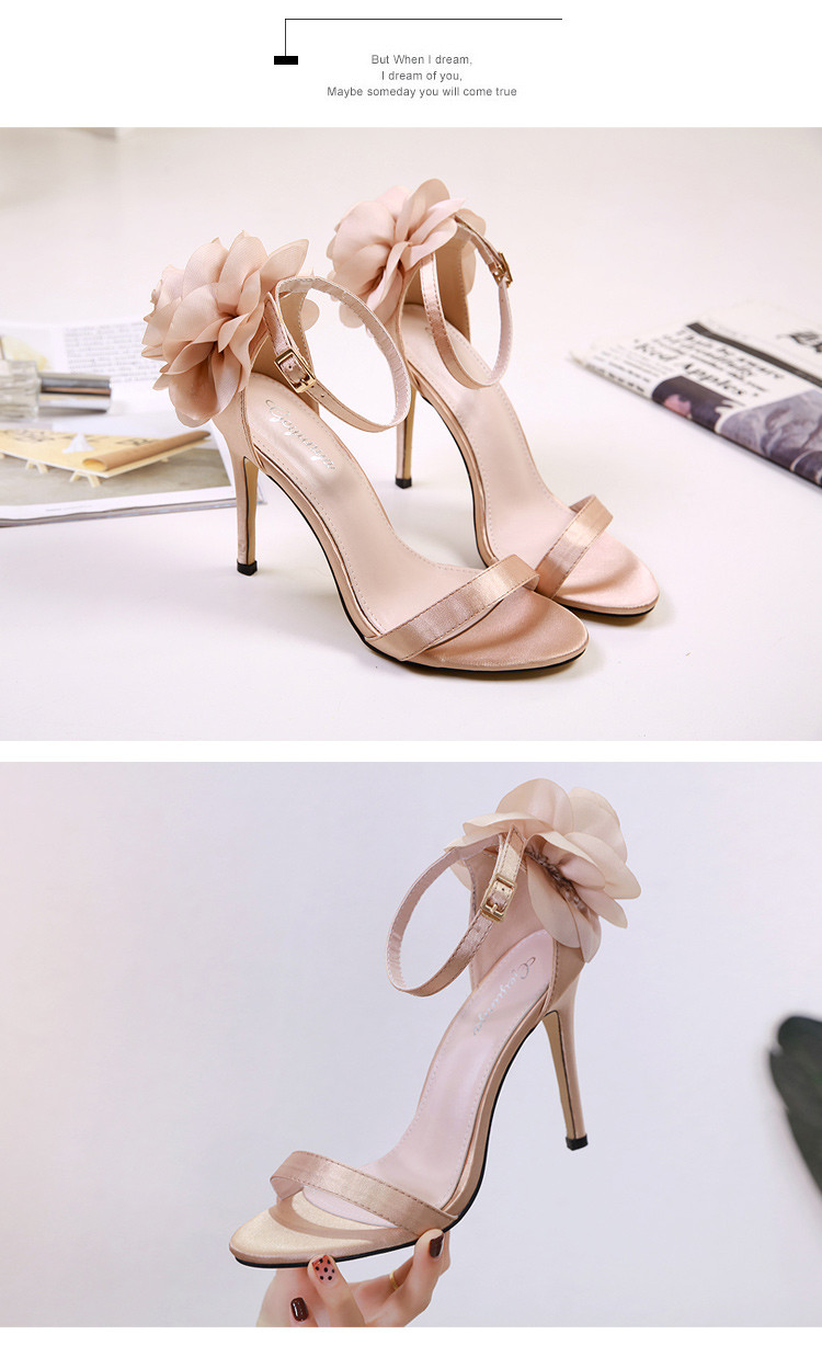 Wholesale Plus Size Women Fashion Floral Strap Ladies High