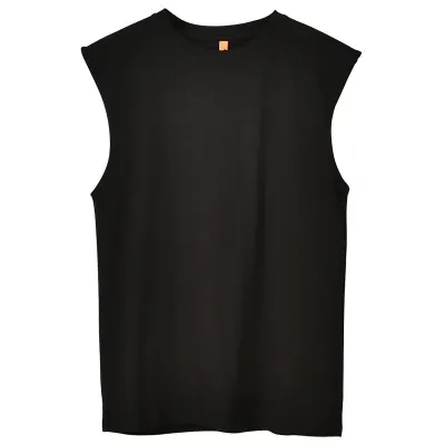 Men's Casual Loose Solid Color Sports Vest with Modal