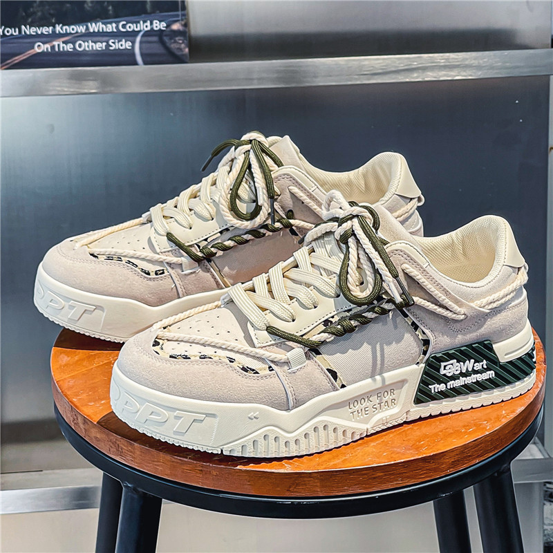Wholesale Men'S Fashion Color Block Shoes Platform Sneakers