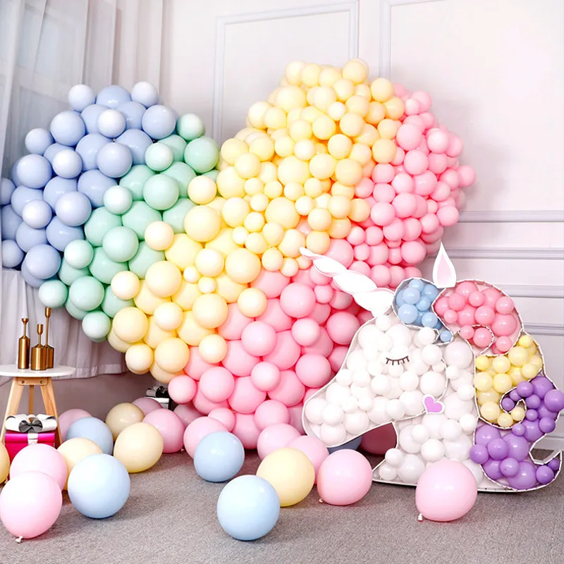 10 Inch Macaron Balloon Wedding Party Decoration  100pcs/pack