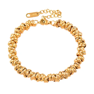 Women's Fashion Elegant Titanium Steel Rotation Bracelet