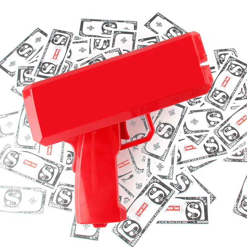 Children Kids Baby Fashion Money Gun Toy Plastic