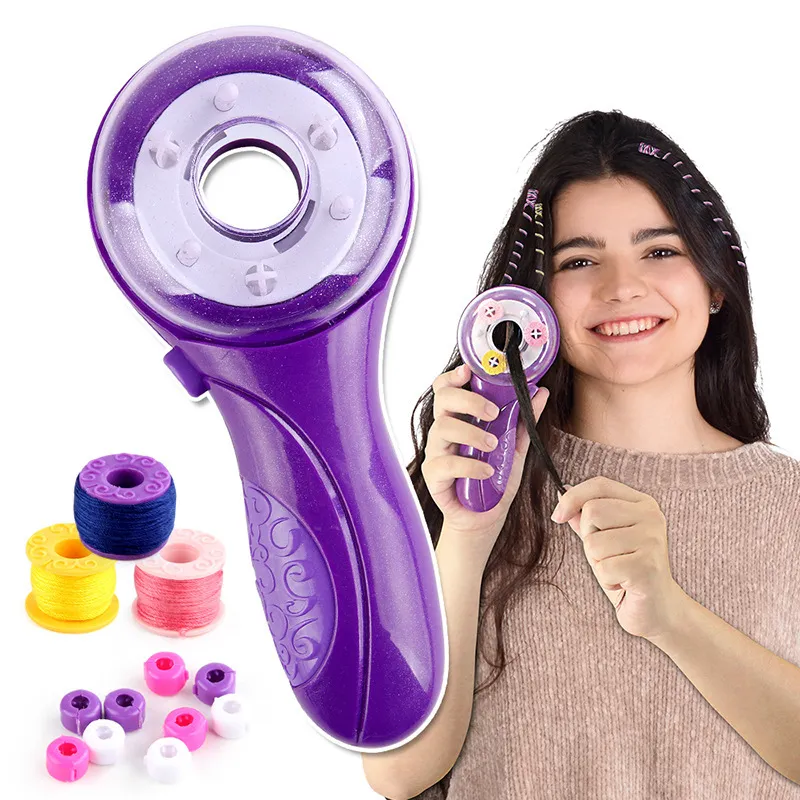 Magic Electric Hair Braider DIY Makeup Toy for Kids
