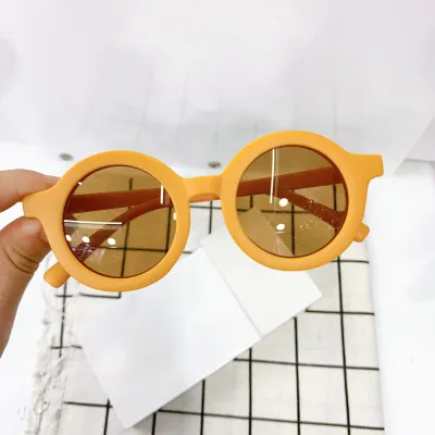 Children Kids Baby Fashion Round Frame PC Sunglasses