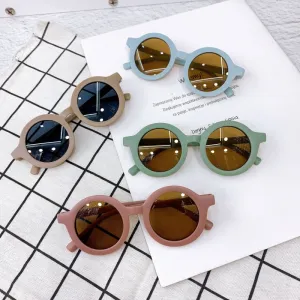 Children Kids Baby Fashion Round Frame PC Sunglasses