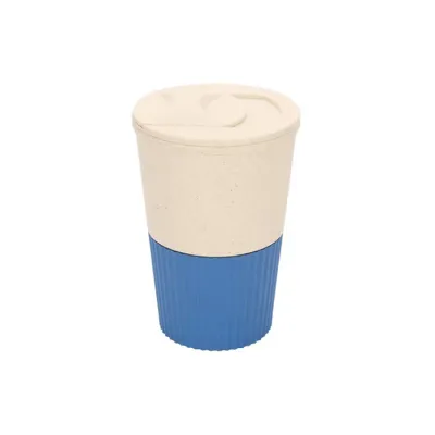 Household Simple Modern Minimalist Wheat Straw Lid Coffee Cup 380ML