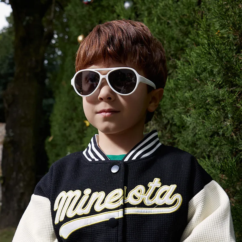 Children Kids Baby Fashion Boys Girls Retro Silicone Sunglasses