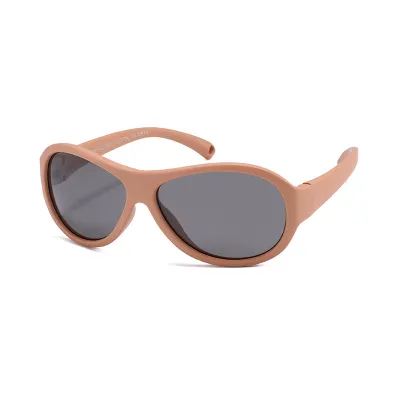 Children Kids Baby Fashion Boys Girls TPEE Silicone Oval Sunglasses Simple