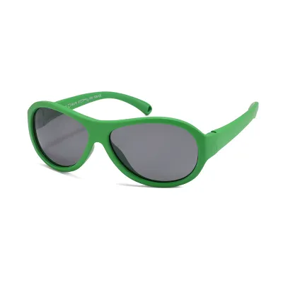 Children Kids Baby Fashion Boys Girls TPEE Silicone Oval Sunglasses Simple