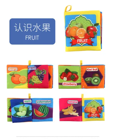 Children Kids Baby Early Education Digital Cognitive Cloth Toy Book